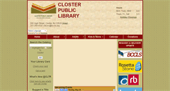 Desktop Screenshot of closter.bccls.org
