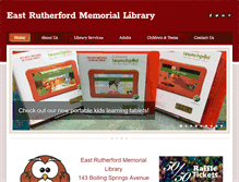 Tablet Screenshot of eastrutherford.bccls.org