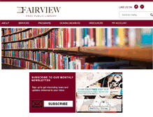 Tablet Screenshot of fairview.bccls.org